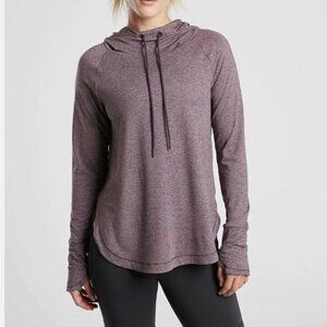Athleta Women's Uptempo Heather Purple Hoodie  - Size Small
